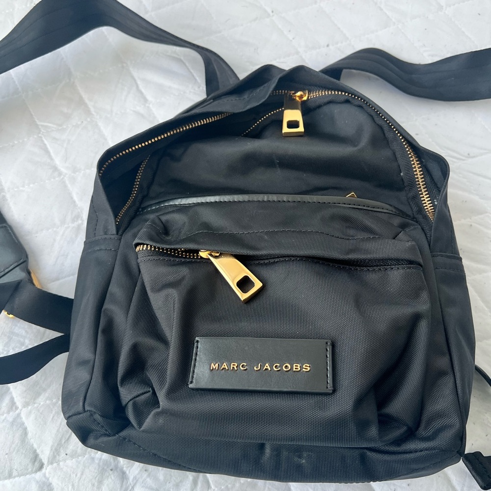Marc Jacobs mini black backpack with tags